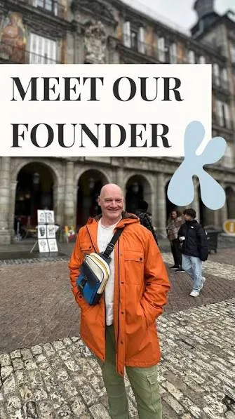Paul exploring a European city